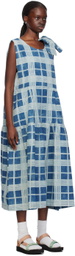 Story mfg. Blue Alice Midi Dress