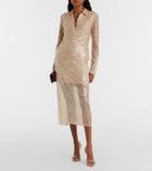 Veronica Beard Meryl sequined blouse