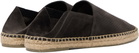 TOM FORD Brown Perforated Suede Barnes Espadrilles