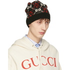 Gucci Black GG Supreme Diamond Beanie