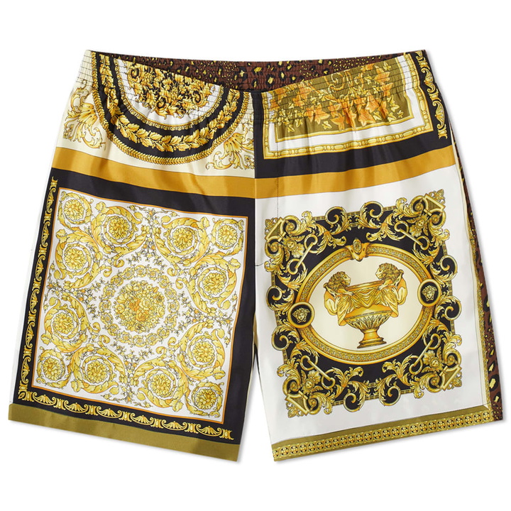 Photo: Versace Baroque Silk Short