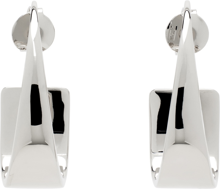 Photo: Courrèges Silver One Curved Earrings