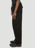 Bulky Track Pants in Black