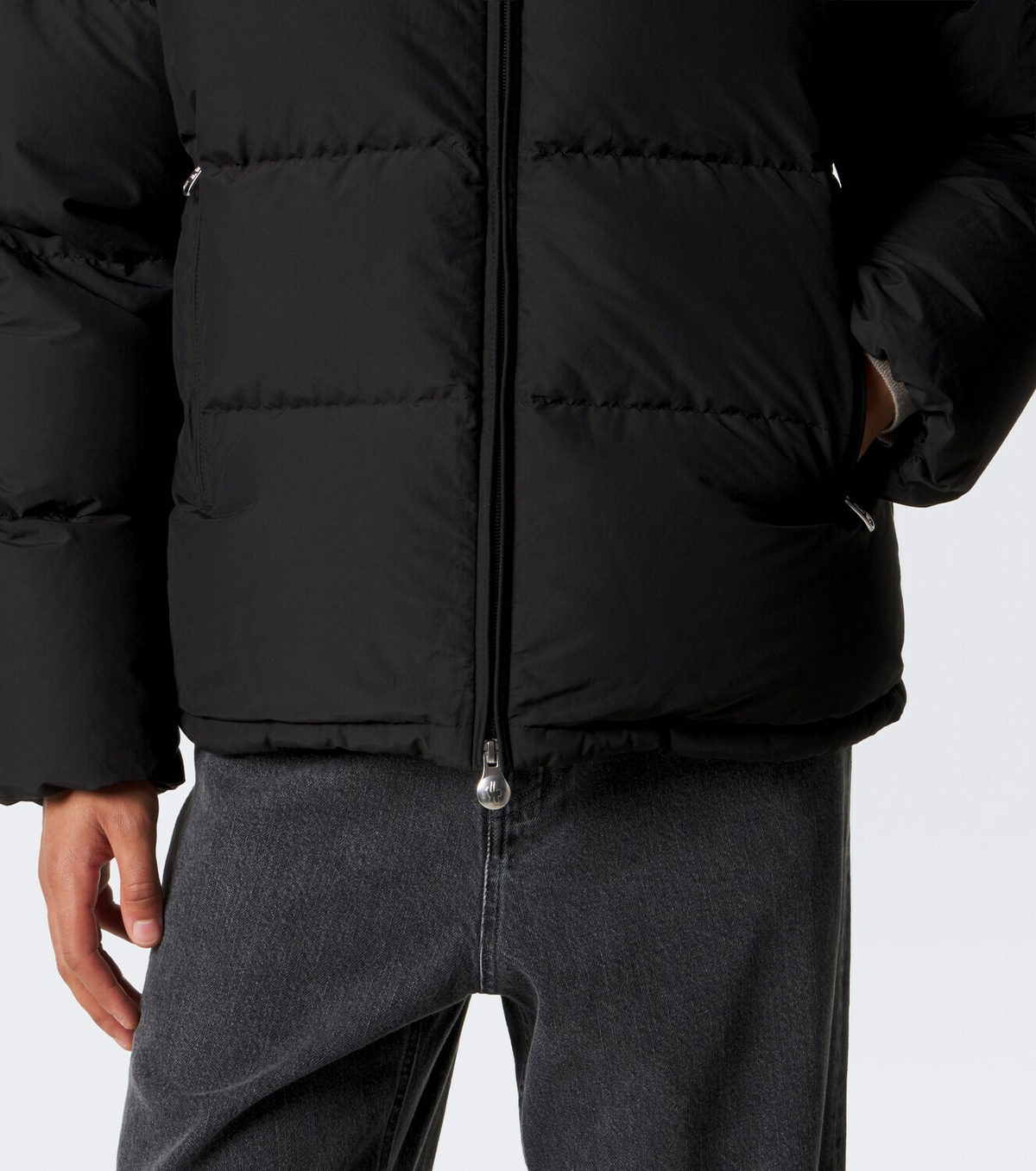 Moncler Himalaya hooded cotton-blend down jacket