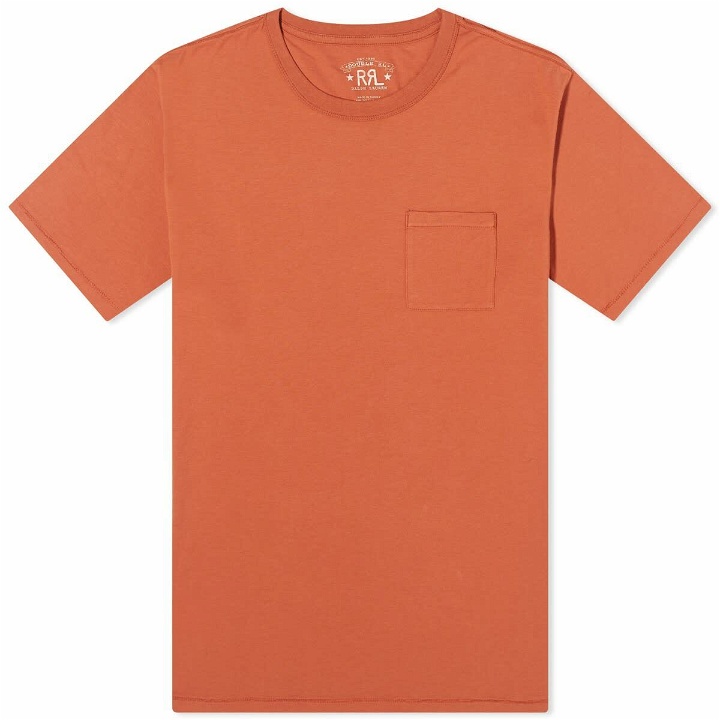 Photo: RRL Men's Pocket T-Shirt in Orange