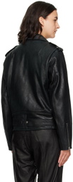 rag & bone Black Dallas Leather Jacket