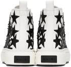 AMIRI White Stars Court High-Top Sneakers