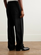 Dries Van Noten - Straight-Leg Cotton-Jersey Sweatpants - Black