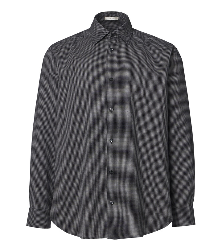 Photo: The Row Victor checked virgin wool shirt