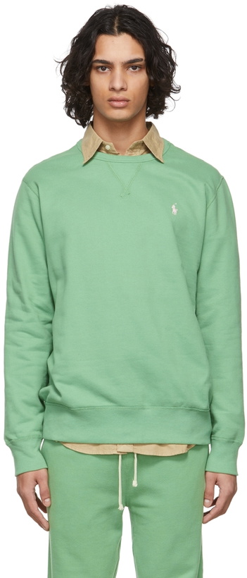 Photo: Polo Ralph Lauren Green Fleece Sweatshirt