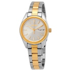 Seiko Neo Classic Quartz Gold Dial Two-tone Ladies Watch SUR354P1