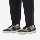 Collegium Men's Pillar Devastator Low Sneakers in Grey/Black