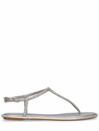 RENÉ CAOVILLA 10mm Diana Satin Thong Sandals