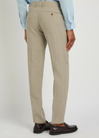 Sunspel Tapered-leg Linen Trousers Sand