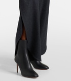 Aquazzura Sellier 85 leather ankle boots