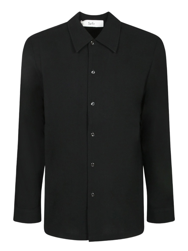 Photo: Séfr Sefr Black Crepe Shirt
