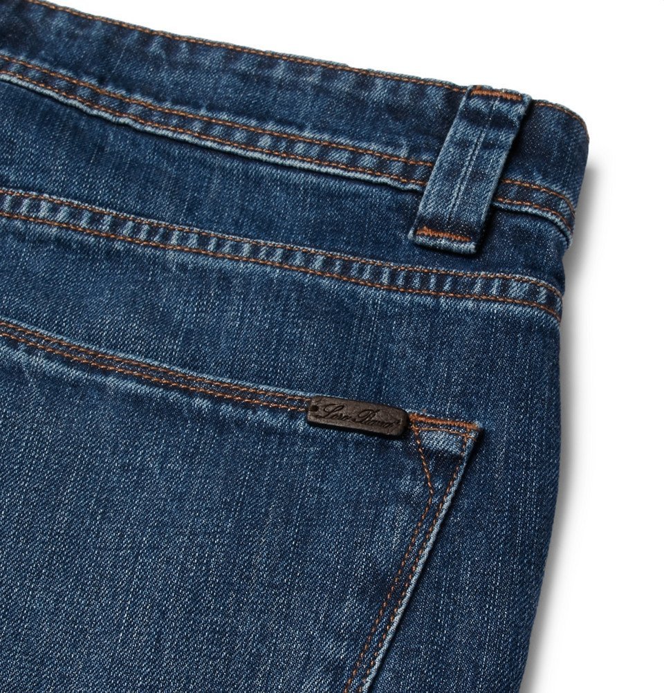 Loro Piana - Slim-Fit Stretch-Denim Jeans - Men - Blue