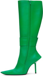 Balenciaga Green 110mm Essex Tall Boots