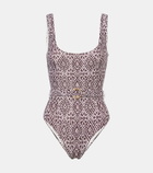 Melissa Odabash Rio belted swimsuit