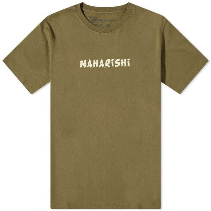 Photo: Maharishi Men's Rabbit Bones T-Shirt in Olive