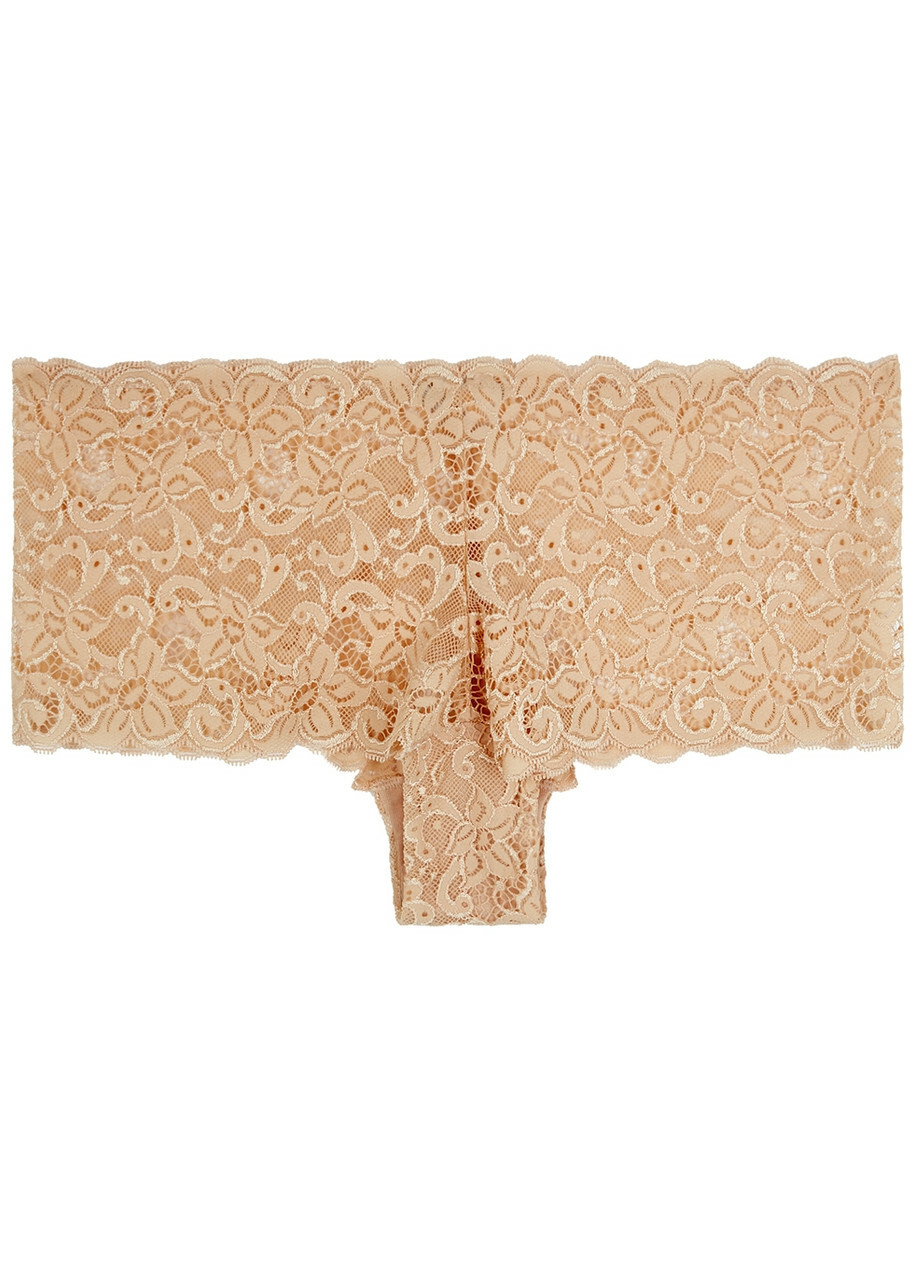 Hanro Moments Lace Briefs Beige