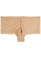Hanro Moments Lace Briefs Beige