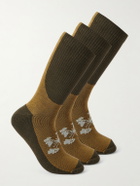 Portal - Lineage Three-Pack Cotton-Blend Socks - Green