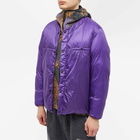 F/CE. Men's Reversible Down Cardigan in Purple