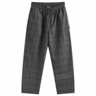 WTAPS Men's 05 Checked Easy Trouser in Grey