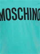 MOSCHINO - Logo Print Stretch Cotton Jersey T-shirt