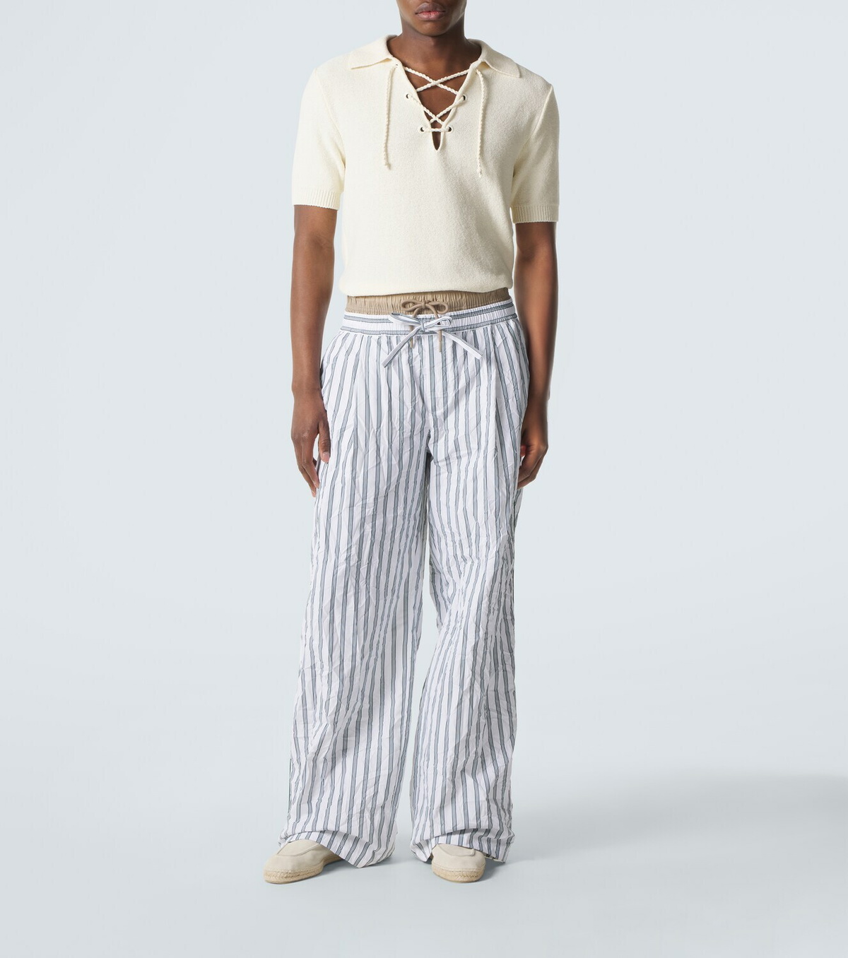 Dolce&Gabbana Cotton-blend polo shirt