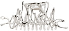 YVMIN Silver Liquified Hollow Claw Clip