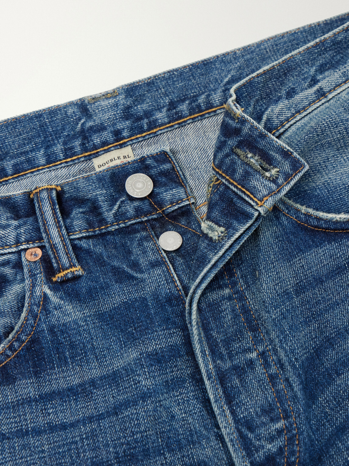 RRL - Straight-Leg Selvedge Jeans - Blue