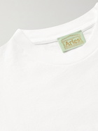 Aries - Logo-Print Cotton-Jersey T-Shirt - White