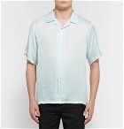 Noon Goons - Pharcyde Camp-Collar Cotton Shirt - Sky blue