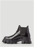 Monolith Leather Chelsea Boots in Black