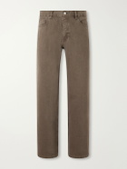 FRAME - Relaxed Straight-Leg Jeans - Brown