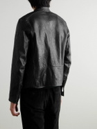 Belstaff - Oulton Full-Grain Leather Biker Jacket - Black
