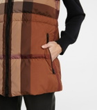 Burberry - Checked down vest