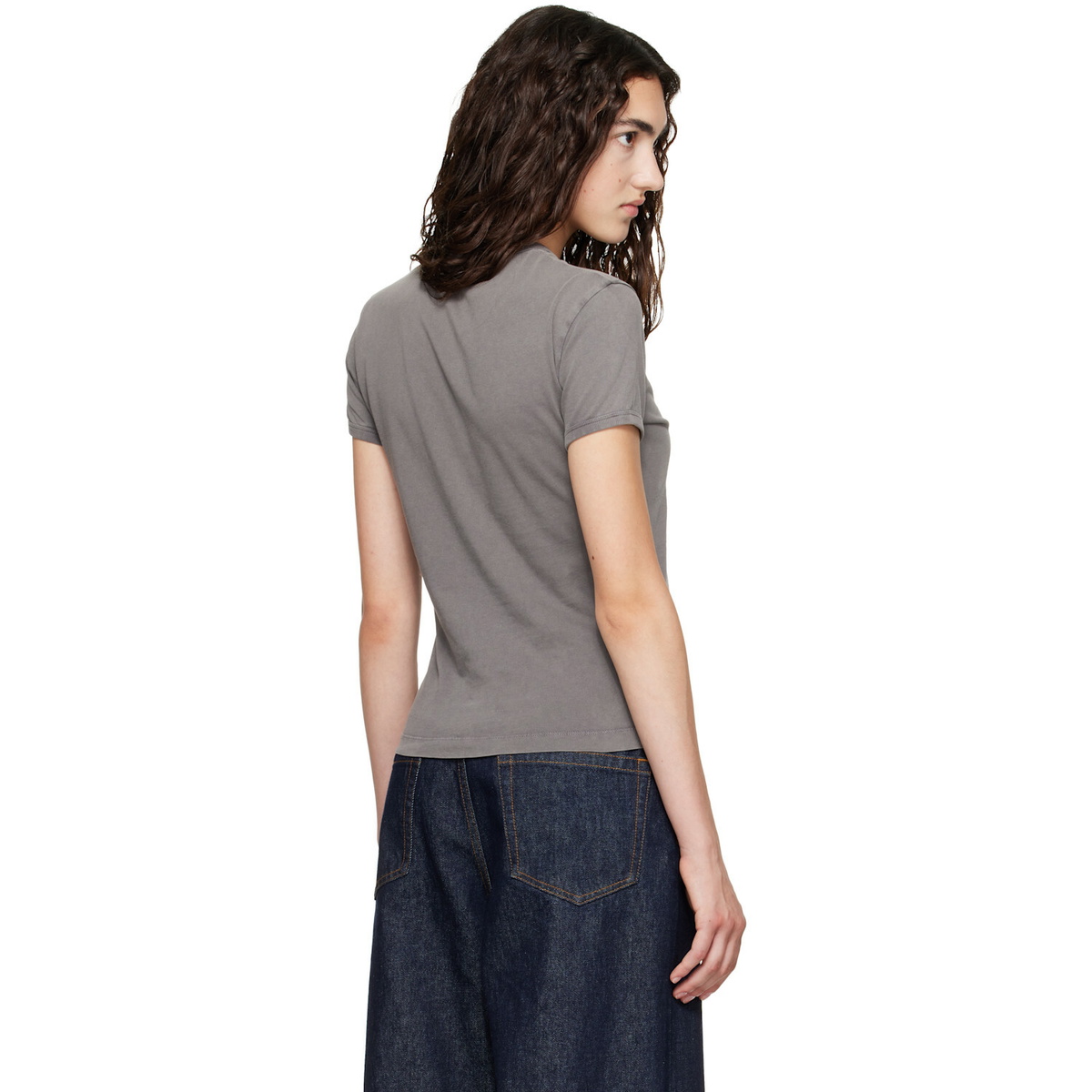 Marni Gray Cotton Sunshine Print T-shirt