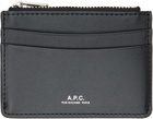 A.P.C. Black Paris Card Holder