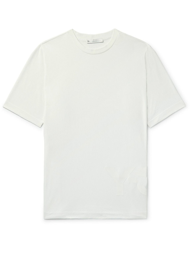Photo: Y-3 - CH1 Logo-Print Cotton-Jersey T-Shirt - White