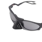 Oakley Plantaris Sunglasses in Matte Black/Prizm Grey 