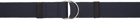 UNIFORME Navy Double D-Ring Belt