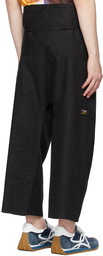 Loewe Black Paula’s Ibiza Linen & Cotton Cargo Pants