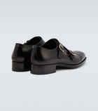 Tom Ford Elkan leather monk strap shoes