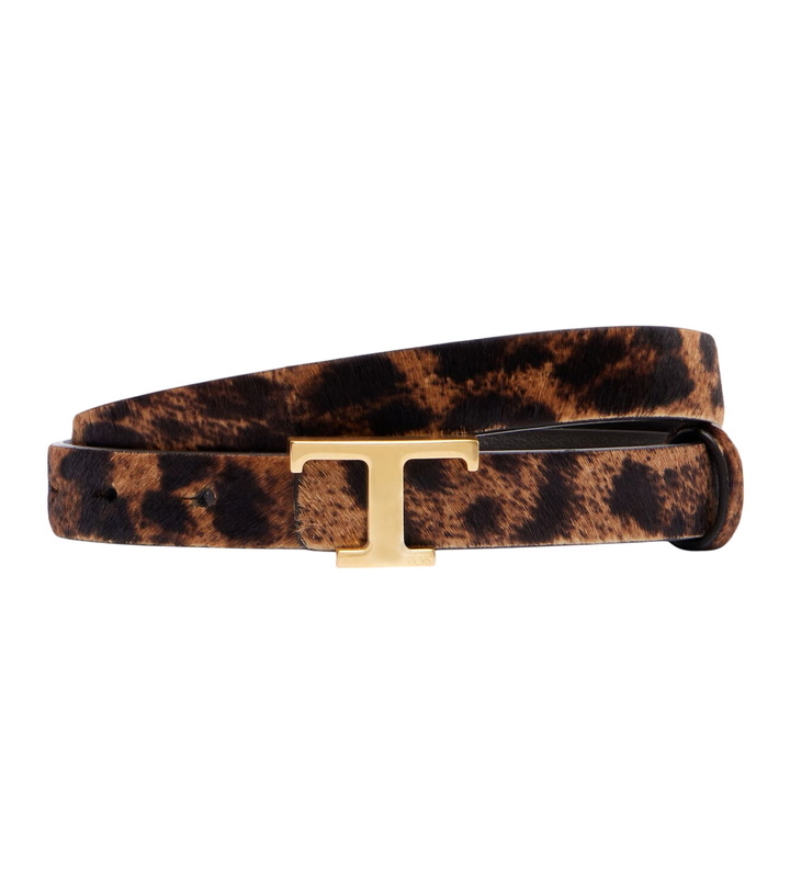 Photo: Tod's Logo leather belt