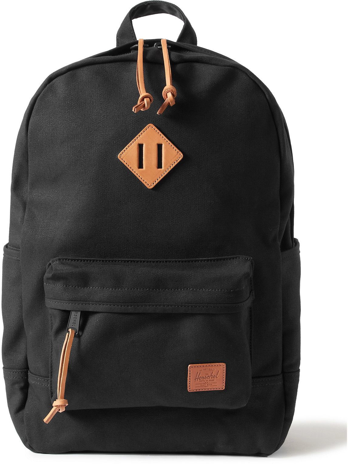 READYMADE Logo-Appliquéd Distressed Cotton-Canvas Backpack for Men