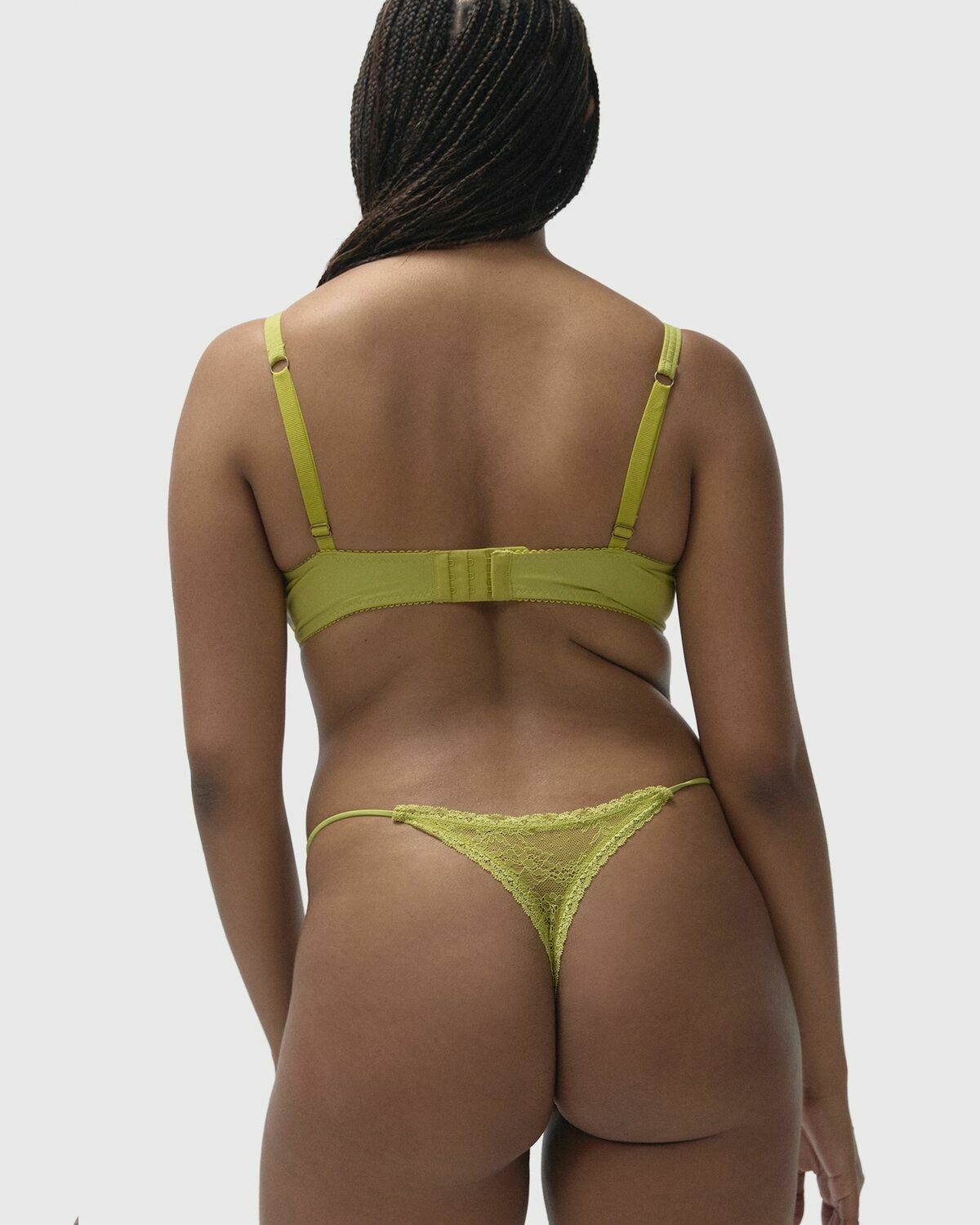 Love Stories Romeo Bralette Green Womens (Sports-) Bra
