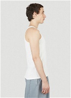 Maison Margiela - Chest Patch Tank Top in White